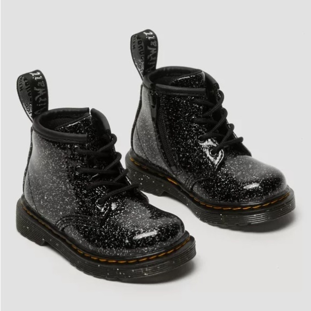 Doc Martens - Black Cosmic Glitter